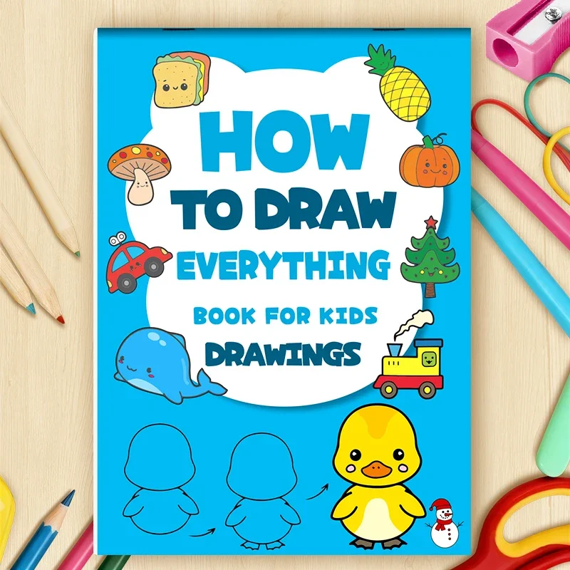 Food And Snacks Coloring Book - Рабочая тетрадь для рисования и раскрашивания