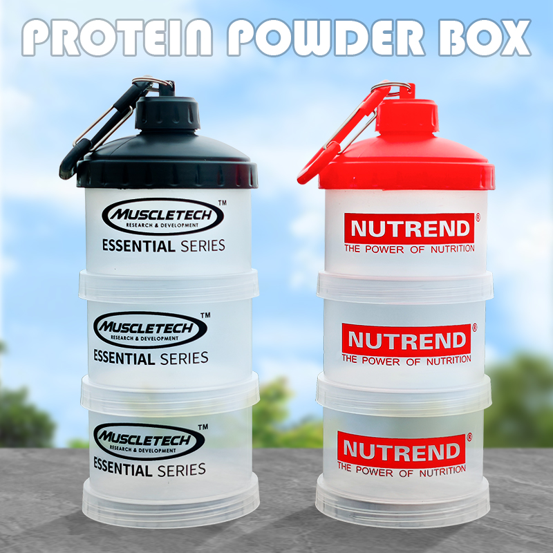 Protein Bar Box - 3-слойный портативный белковый порошок коробка воронка
