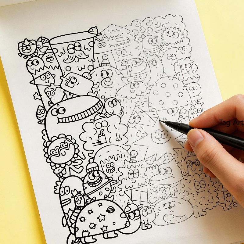 Книга-раскраска для снятия тре – обзор и цена Food And Snacks Coloring Book