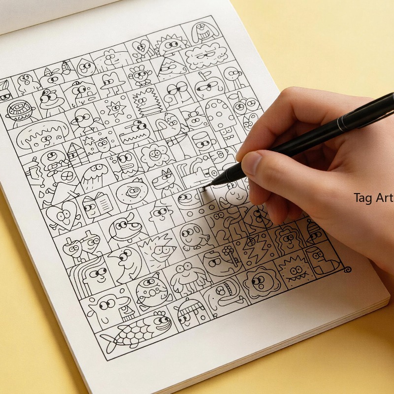 Книга-раскраска для снятия тре – обзор и цена Food And Snacks Coloring Book