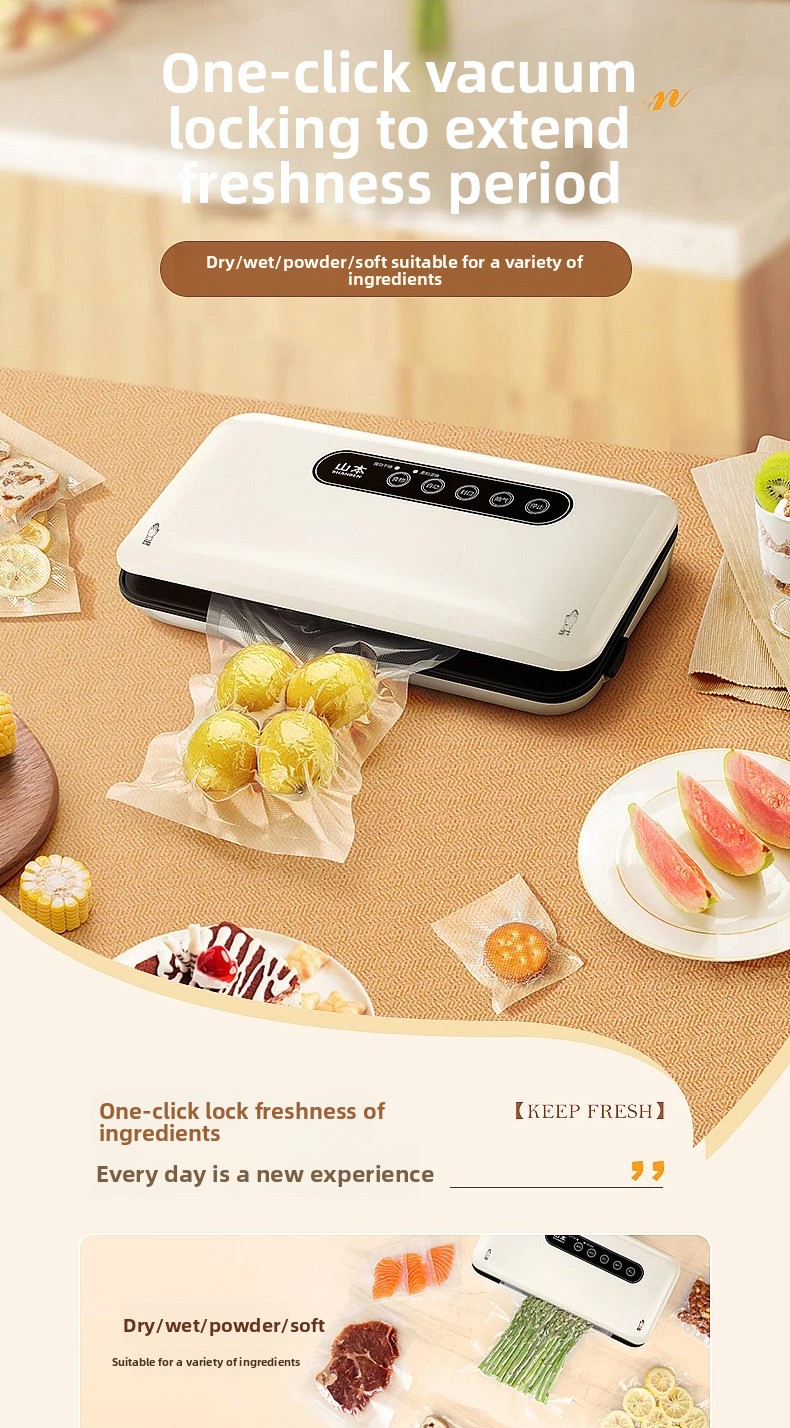 Мини-вакуумный упаковщик: авто – обзор и цена Food With Snacks