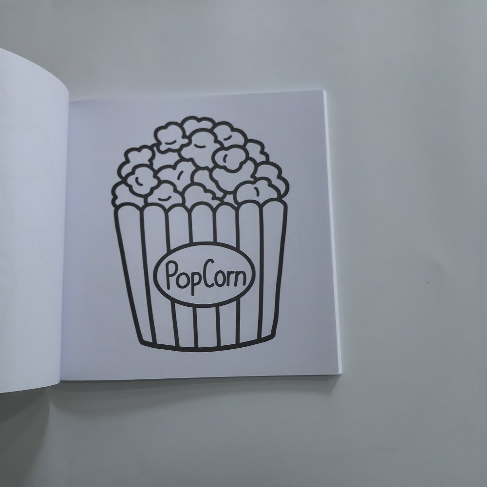 Книжка-раскраска для еды, напи – обзор и цена Food And Snacks Coloring Book