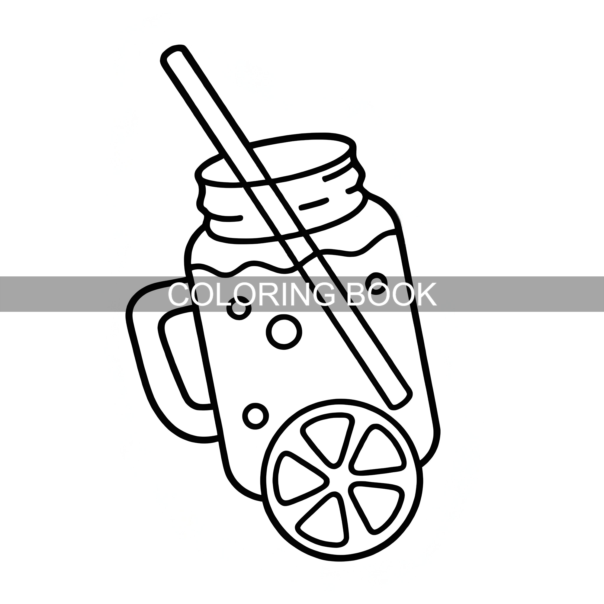 Книжка-раскраска «Вкусные лако – обзор и цена Food And Snacks Coloring Book
