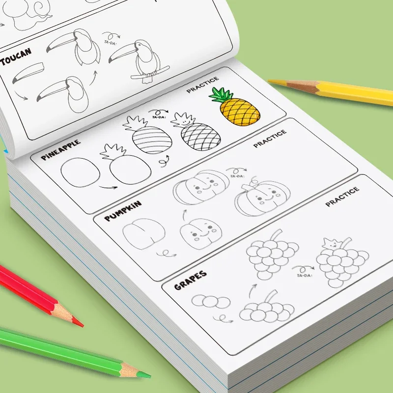 Рабочая тетрадь для рисования  – обзор и цена Food And Snacks Coloring Book