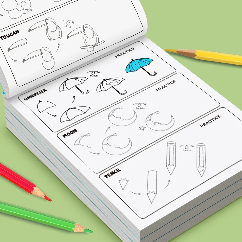 Рабочая тетрадь для рисования  – обзор и цена Food And Snacks Coloring Book