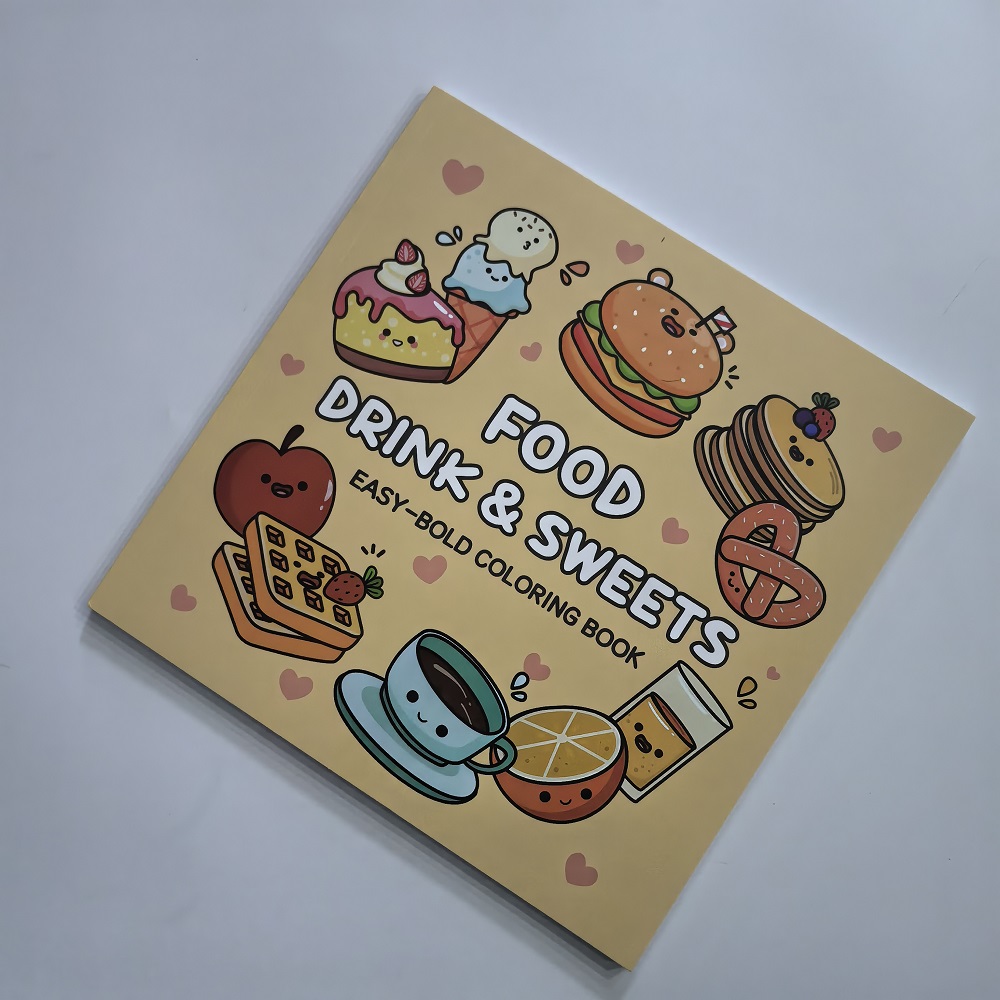 Еда Напитки и сладости Легко ж – обзор и цена Food And Snacks Coloring Book