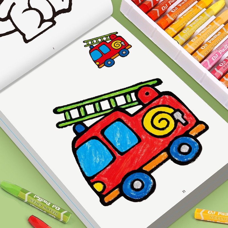 Детская книжка-раскраска с цве – обзор и цена Food And Snacks Coloring Book