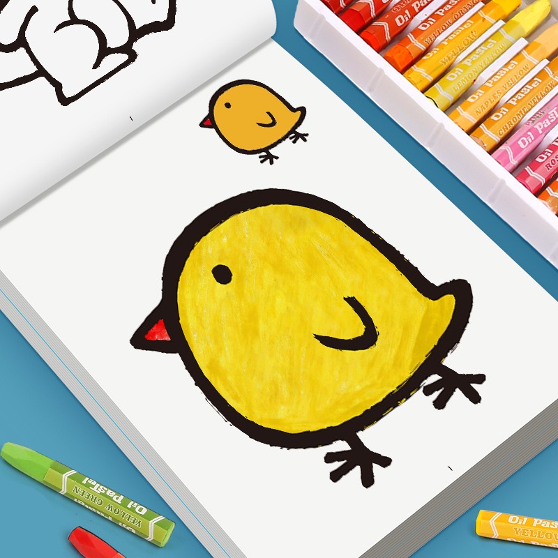 Детская книжка-раскраска с цве – обзор и цена Food And Snacks Coloring Book